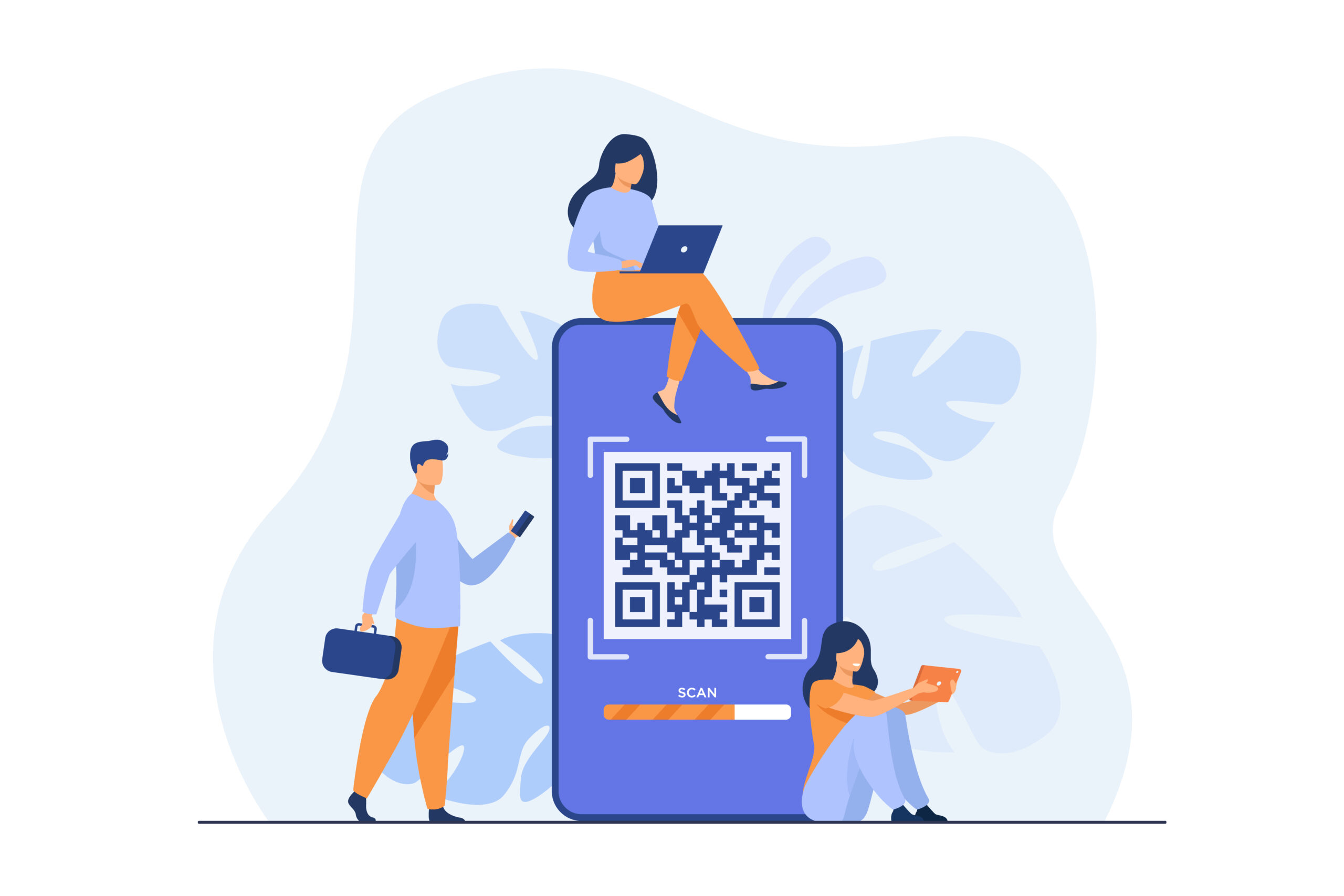 QR Code Mockup